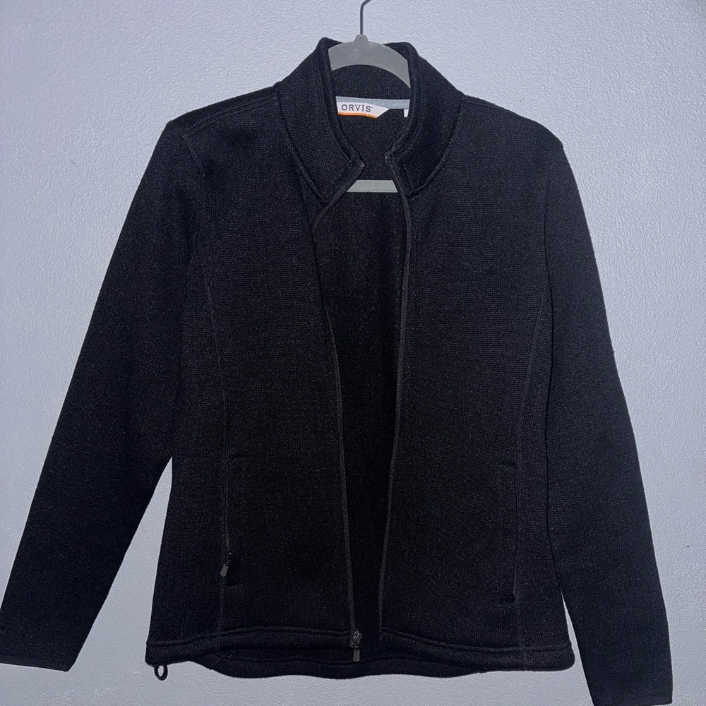Orvis Women’s Jacket Size Small Black in color 100% Polyester Never Worn